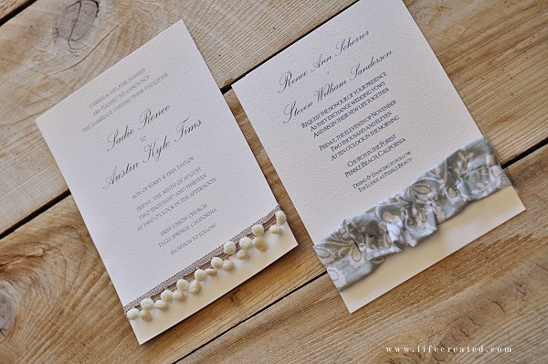 simple diy invitations