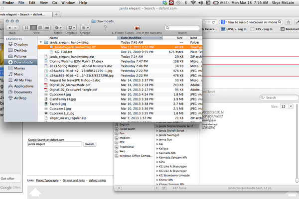 Where to download fonts for mac