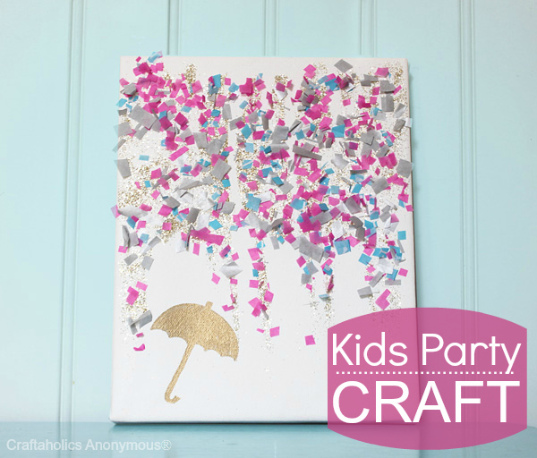 Awesome Canvas Craft Ideas For Kids Part - 1: Kids Party Craft Awesome Canvas Craft Ideas For Kids Part - 1: Kids Party Craft