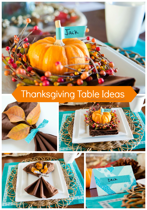 Craftaholics Anonymous® | Thanksgiving Table Ideas #ScotchEXP Craftaholics Anonymous® | Thanksgiving Table Ideas #ScotchEXP