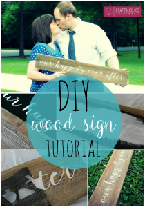 DIY Wood Sign Tutorial GingerSnapCrafts.com