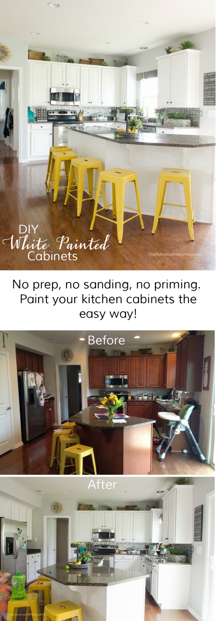 Craftaholics Anonymous How To Paint Kitchen Cabinets With Chalk