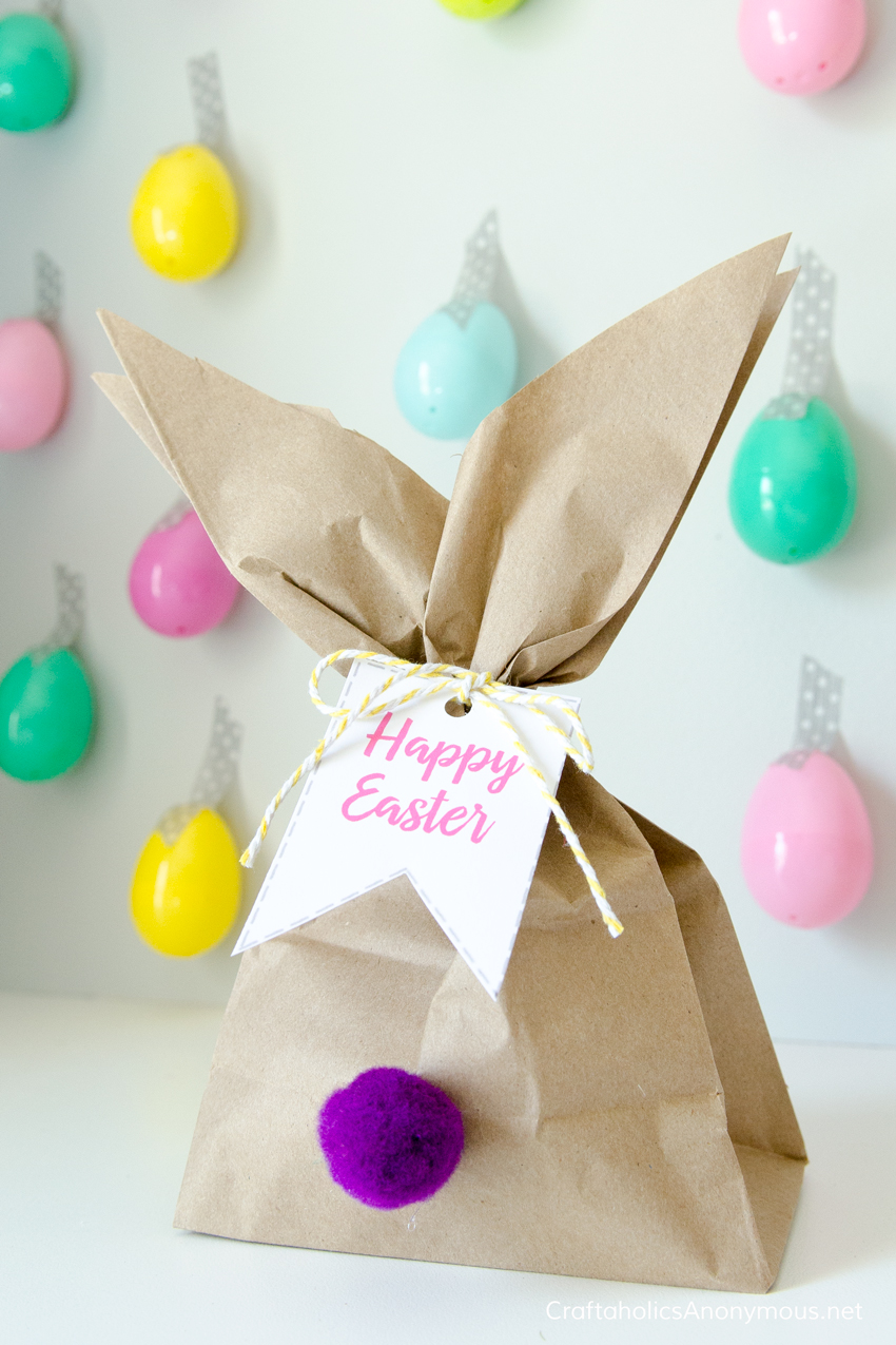 All Listings Paper Bunny Fruit Bags Make apples (or oranges!) more fun with paper bags cut into rabbit ears, a little bit of washi tape and ribbon. Get the tutorial from A Subtle Revelry».